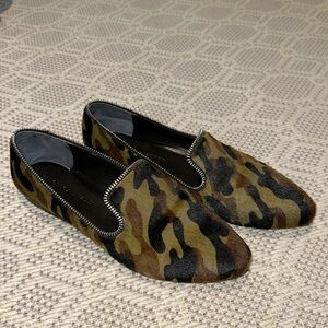 Camouflage Veronica Beard Flats